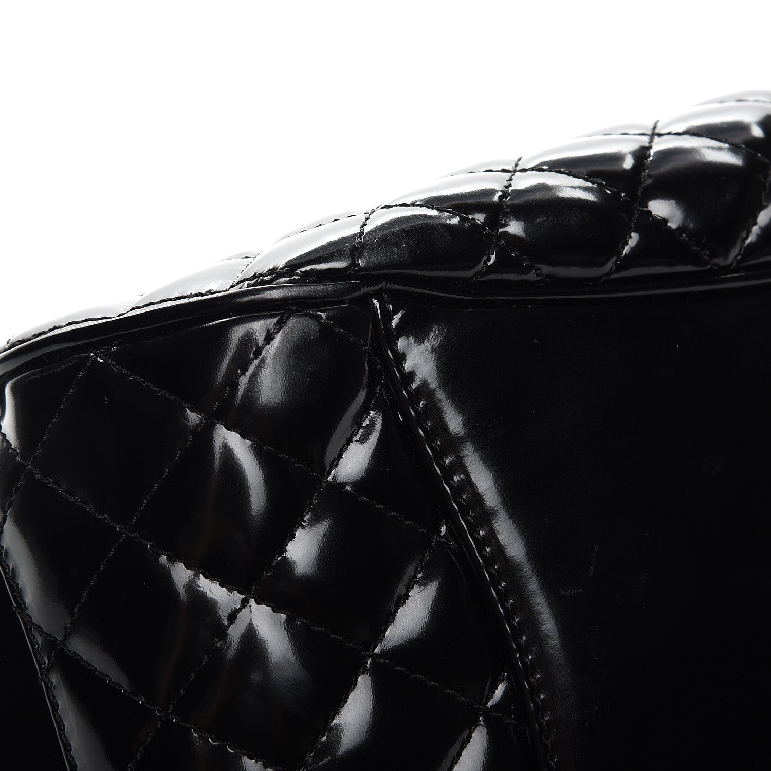 Chanel Glazed Calfskin Quilted Small Mademoiselle Frame Bag Black 9 of 12
