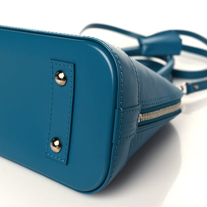 Louis Vuitton Epi Alma BB Cyan 8 of 8