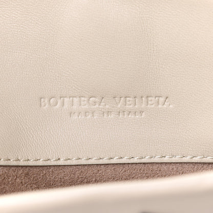 Bottega Veneta Light Calf Snakeskin Intrecciato Patchwork Small Roma Cream 6 of 11