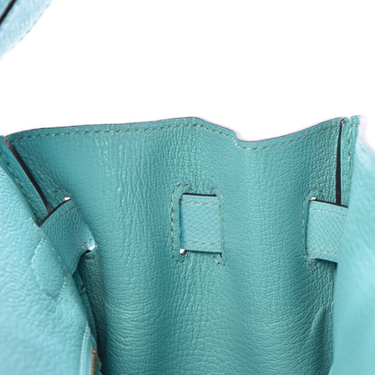 Hermes Epsom Birkin 30 Bleu Atoll 26 of 35