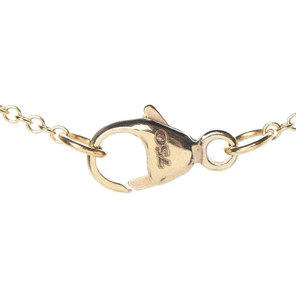 David Yurman 18K Yellow Gold Diamond Heart Arrow Charm Pendant Necklace 6 of 7