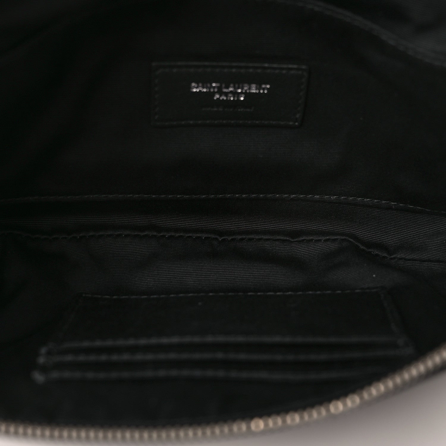 Saint Laurent Canvas Monogram Belt Bag Black 5 of 12