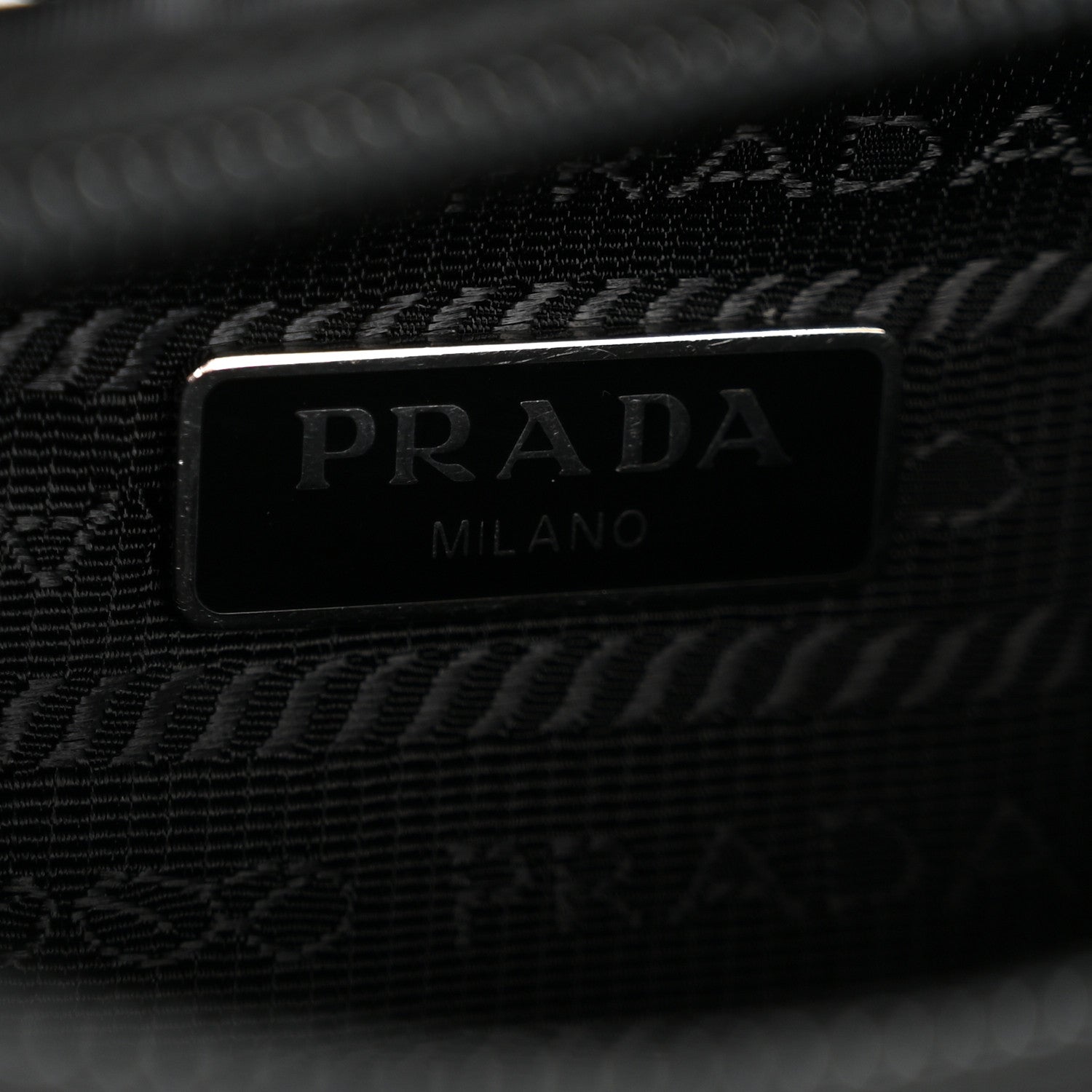 Prada Tessuto Nylon Mini Re-Edition 2000 Bag Black 6 of 12