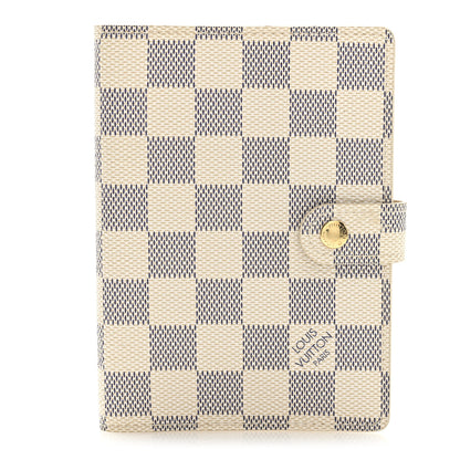 Louis Vuitton Damier Azur Small Ring Agenda Cover 1 of 6