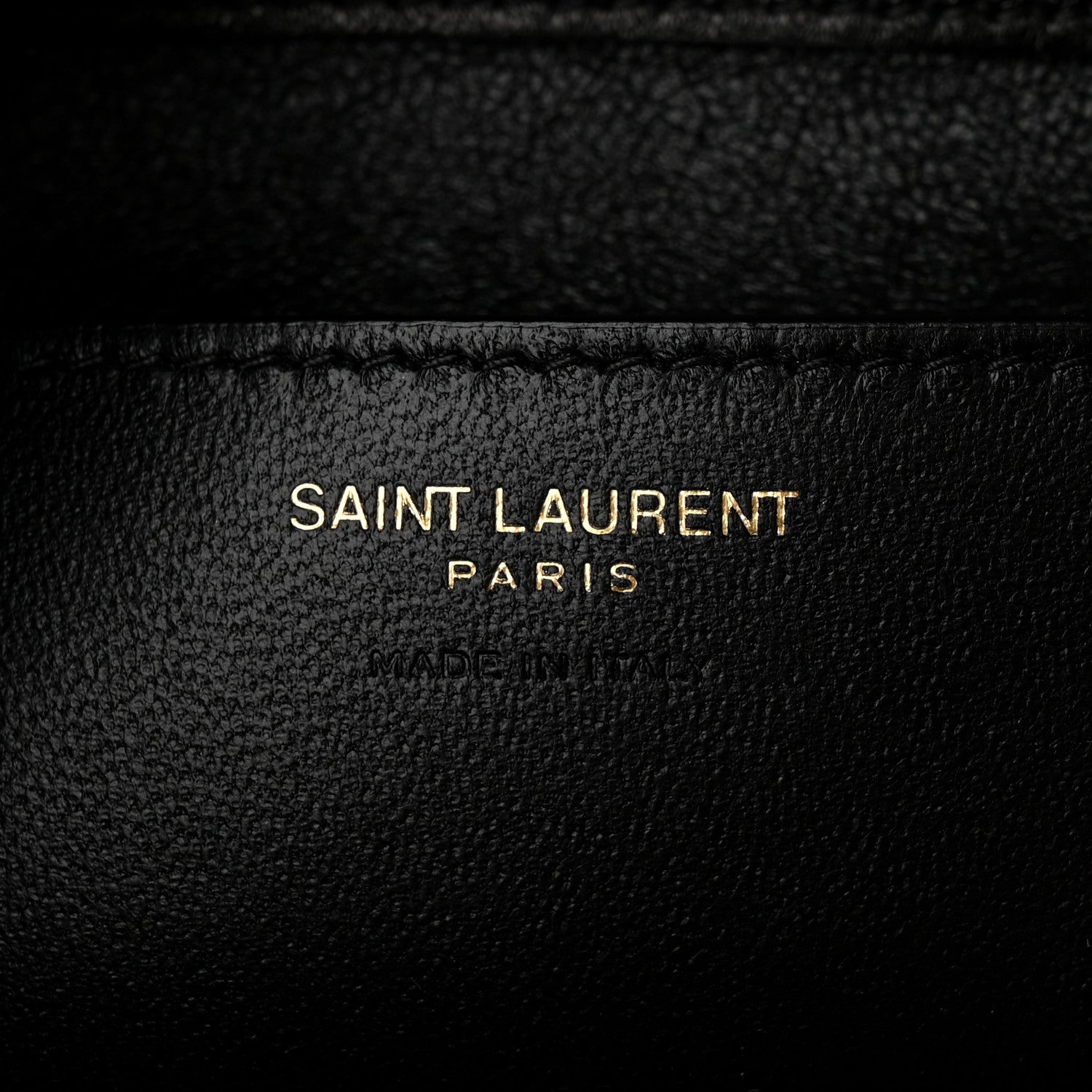 Saint Laurent Lambskin Small Cassandre Envelope Pouch Black 6 of 8