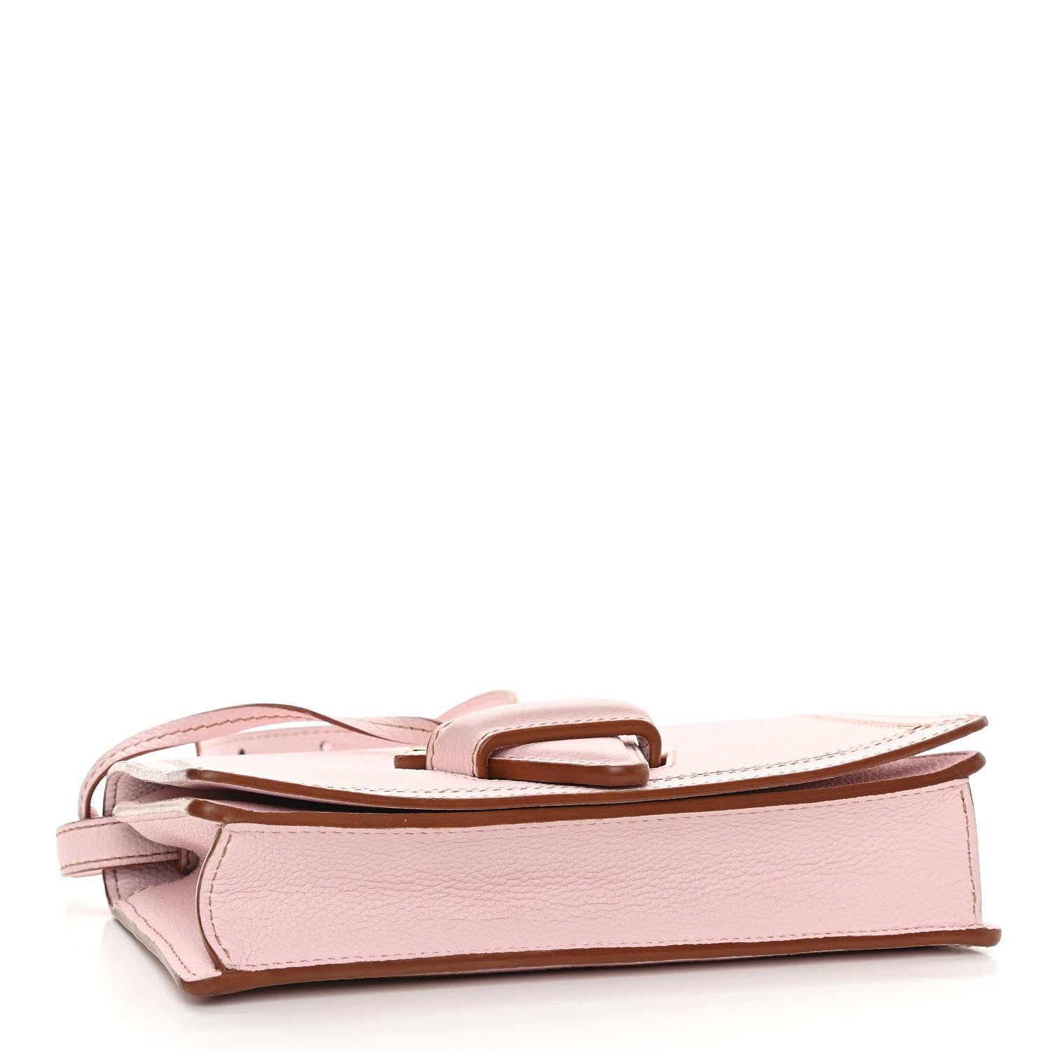 Loewe Grained Calfskin Mini Barcelona Shoulder Bag Rosa 3 of 11