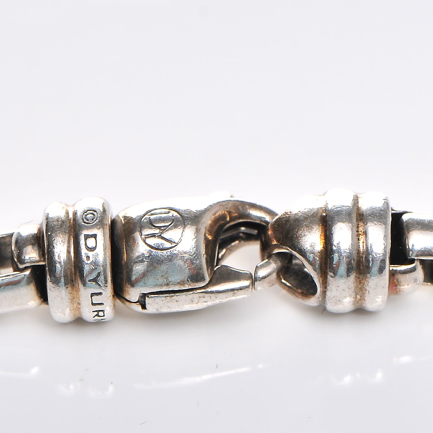 David Yurman Sterling Silver Box Chain Necklace 22 4 of 4