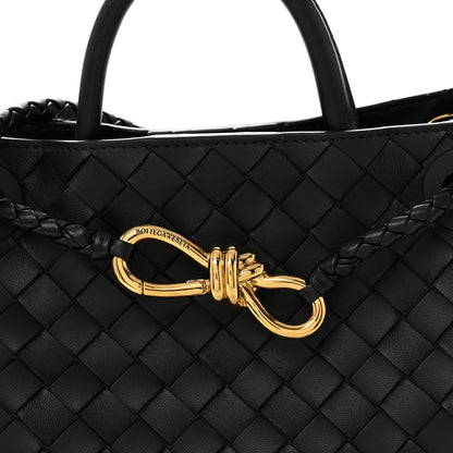 Bottega Veneta Nappa Intrecciato Small Andiamo Shoulder Bag Black 7 of 9