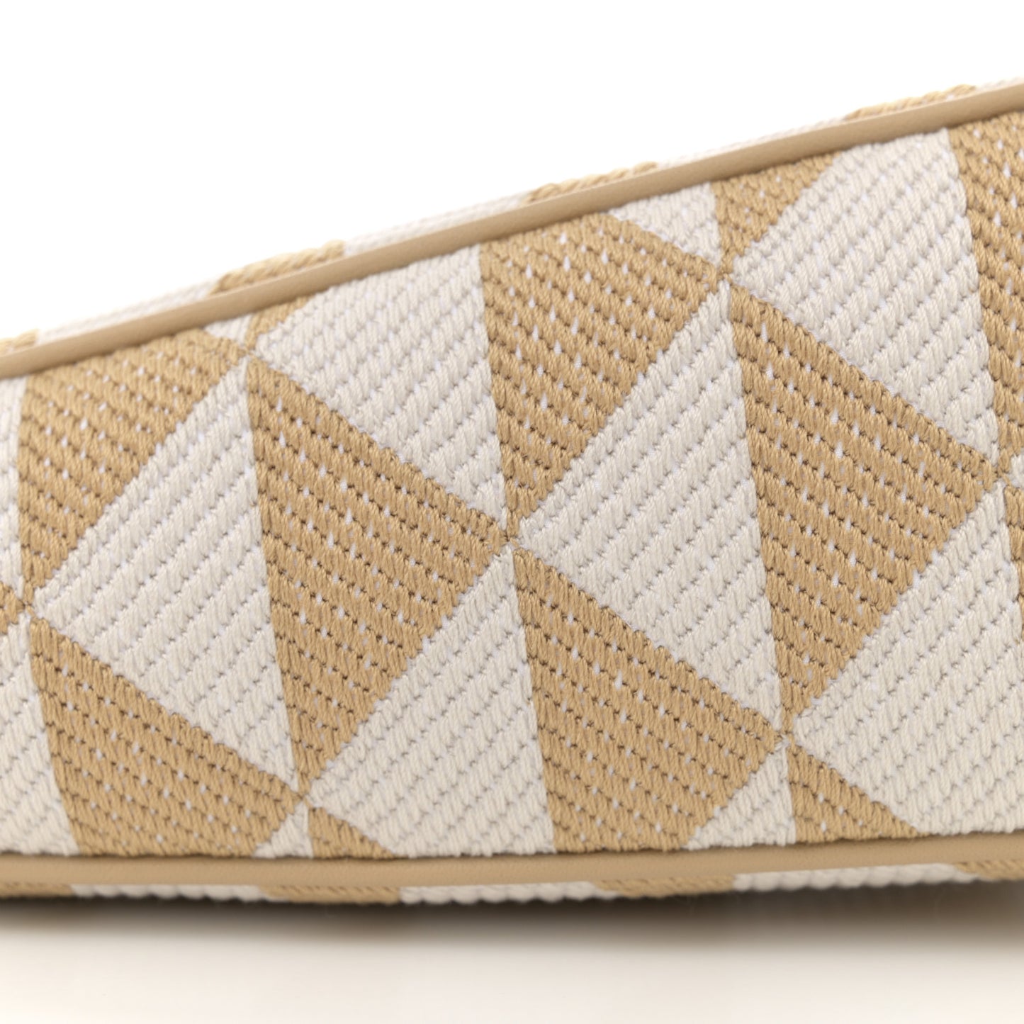 Jacquard Triangolo Symbole Embroidered Mini Triangle Bag Corda Talco