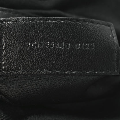 Saint Laurent Satin Mesh Studded Mini Heart Bag Dark Rutenio 7 of 10