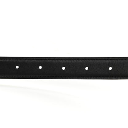 Hermes Epsom Swift 24mm Mini H Belt 85 34 Etoupe Black 3 of 6