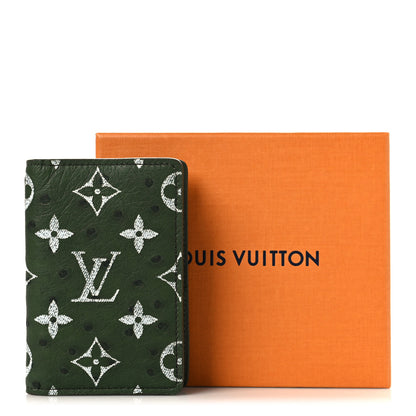 Louis Vuitton Ostrich Monogram Pocket Organizer Cactus 7 of 7