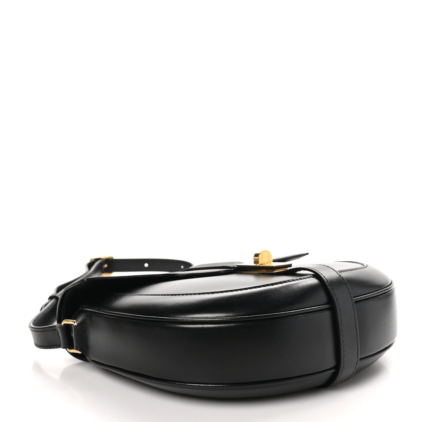 Satinated Calfskin Medium Besace 16 Black