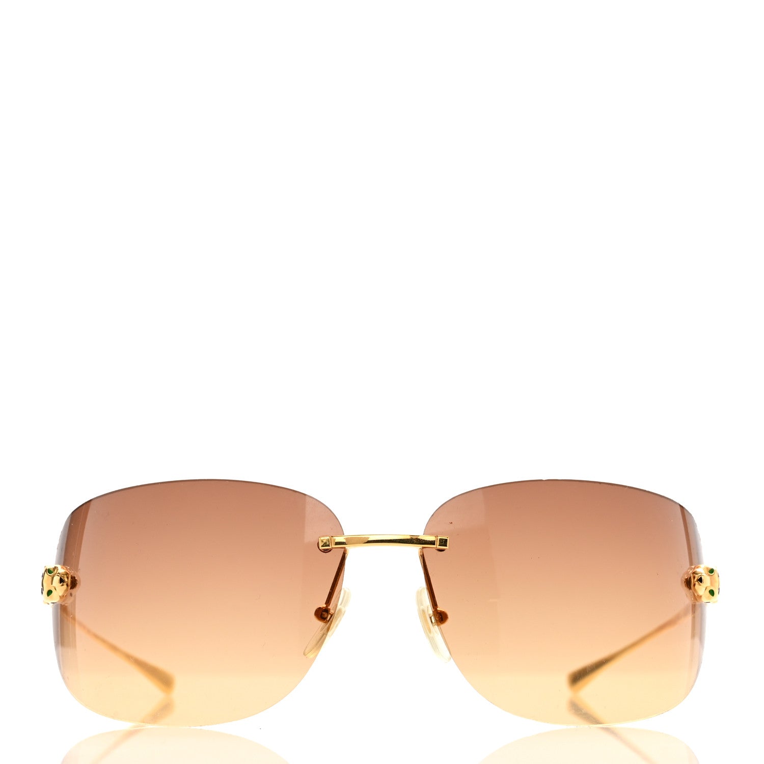 Cartier Panthere De Cartier Sunglasses CT0266S Gold 2 of 6