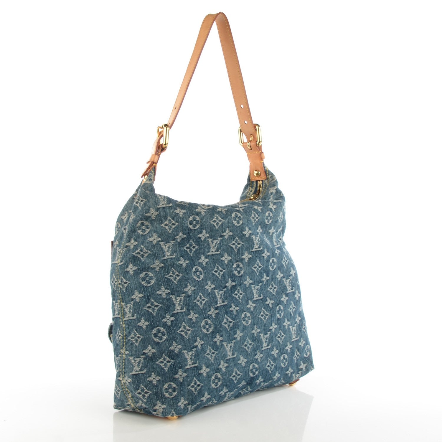 Louis Vuitton Denim Baggy GM Blue 3 of 7