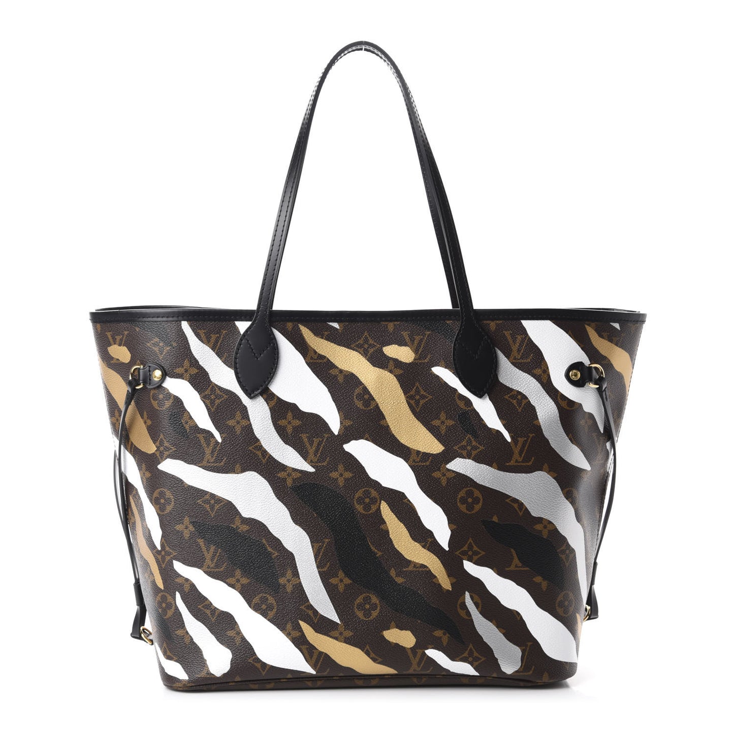 X LOL Monogram Neverfull MM Gold Silver