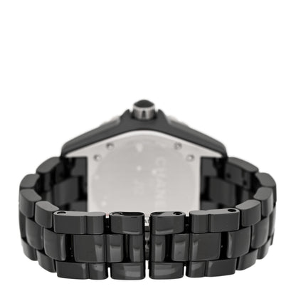 Chanel Stainless Steel Ceramic 38mm J12 Phantom Automatic Watch Black 3 of 5