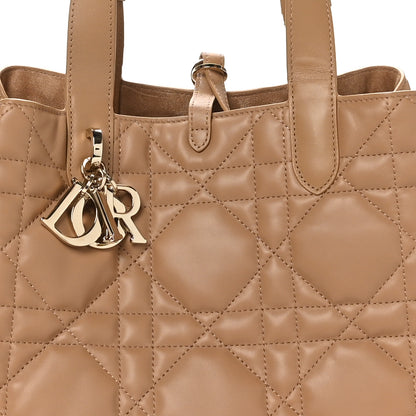 Christian Dior Calfskin Macrocannage Medium Toujour Powder Tan 10 of 12