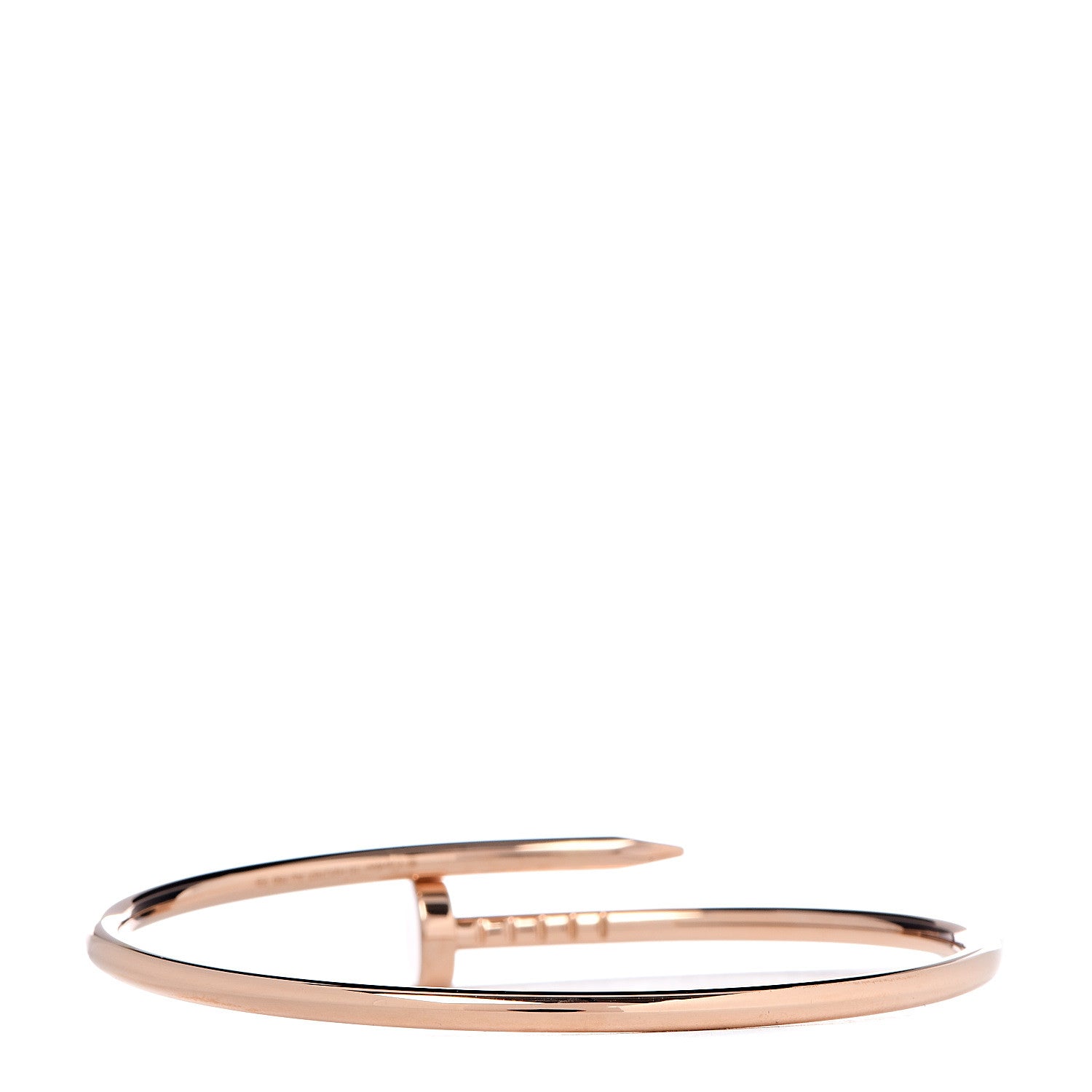 Cartier 18K Pink Gold Small Juste Un Clou Bracelet 15 3 of 5