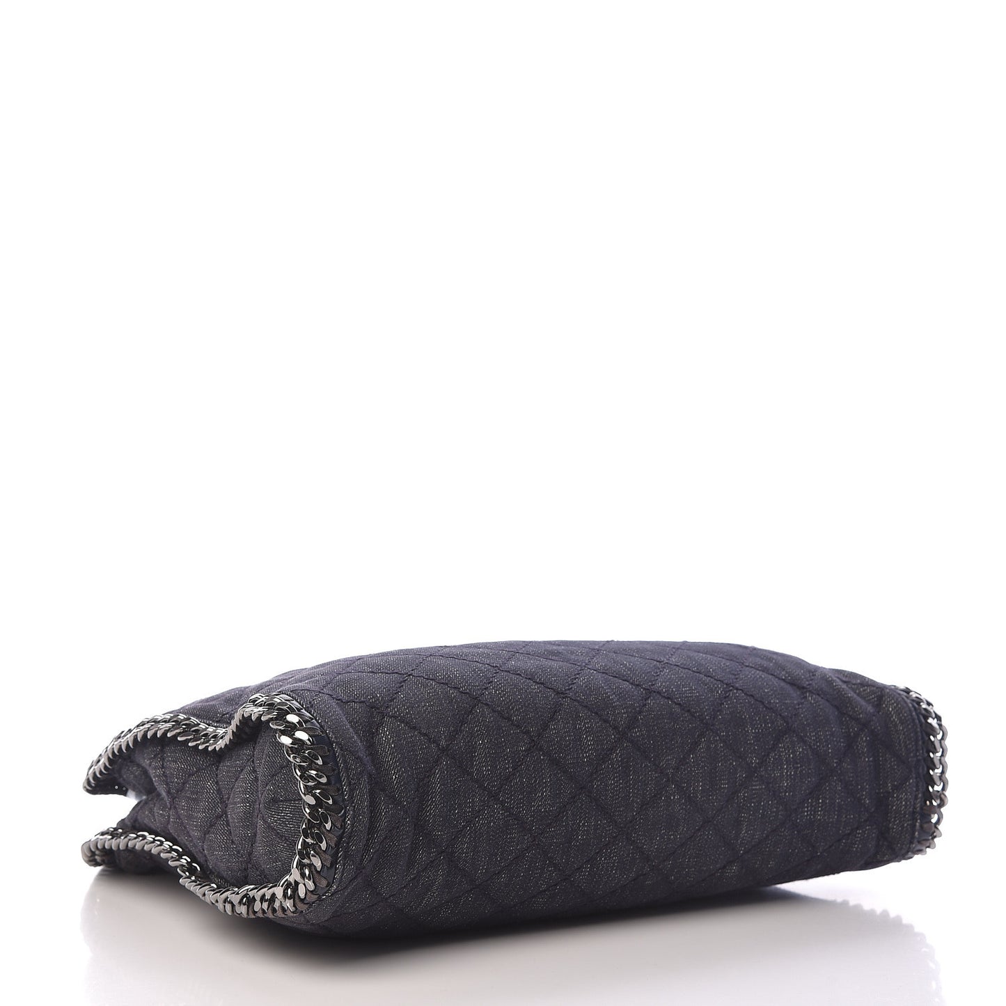 Denim Quilted Small Falabella Tote