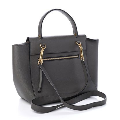 Celine Baby Grained Calfskin Micro Belt Bag Grey 2 of 4