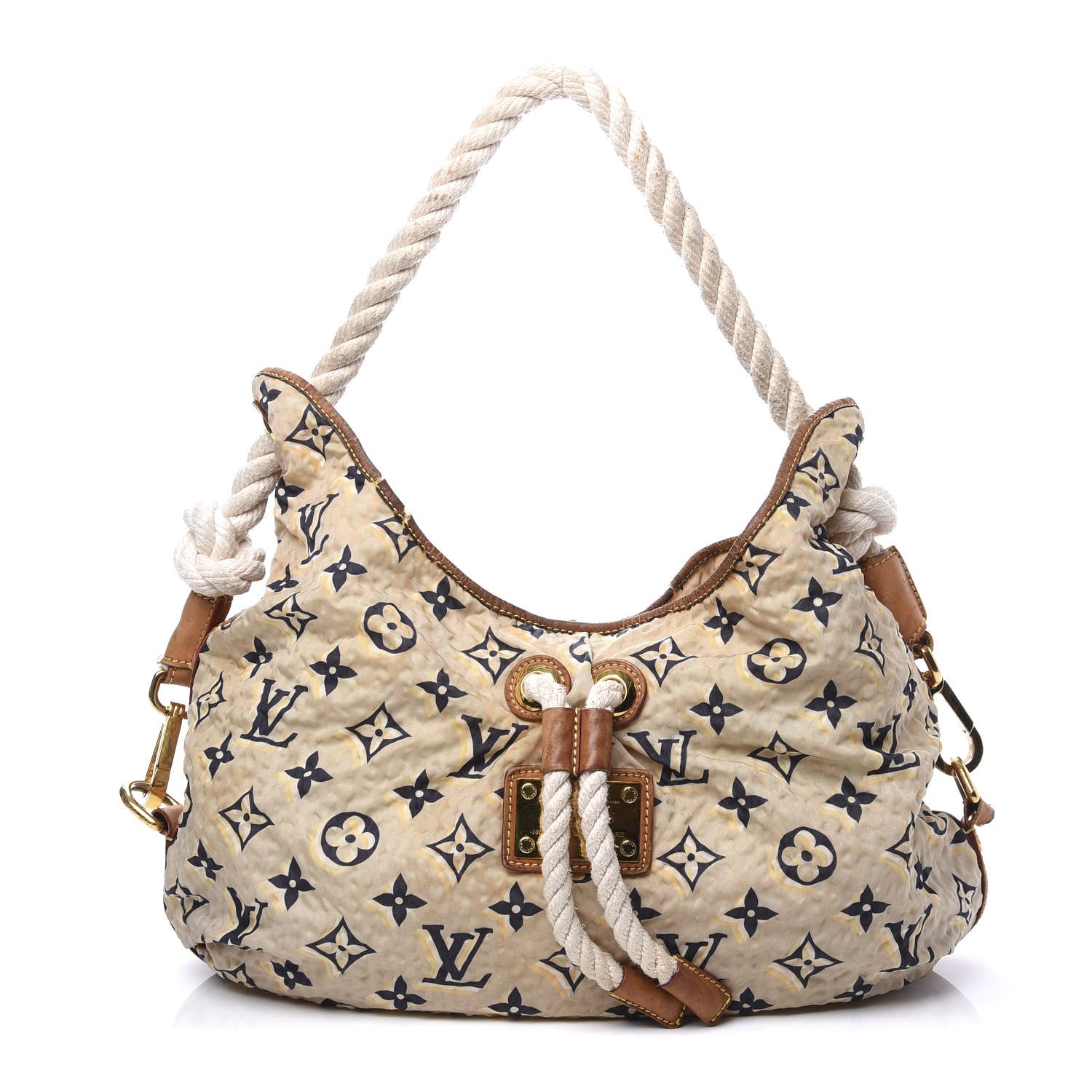 Louis Vuitton Canvas Monogram Cruise Bulles MM Natural 1 of 11