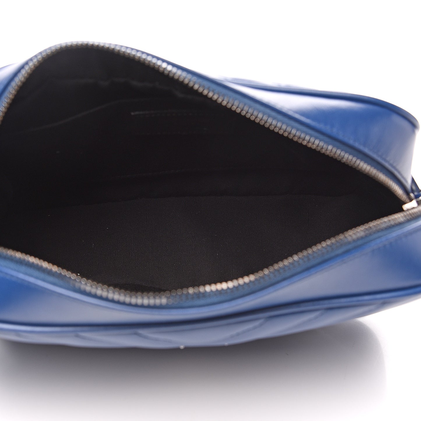 Calfskin Matelasse Monogram Lou Camera Bag Blue