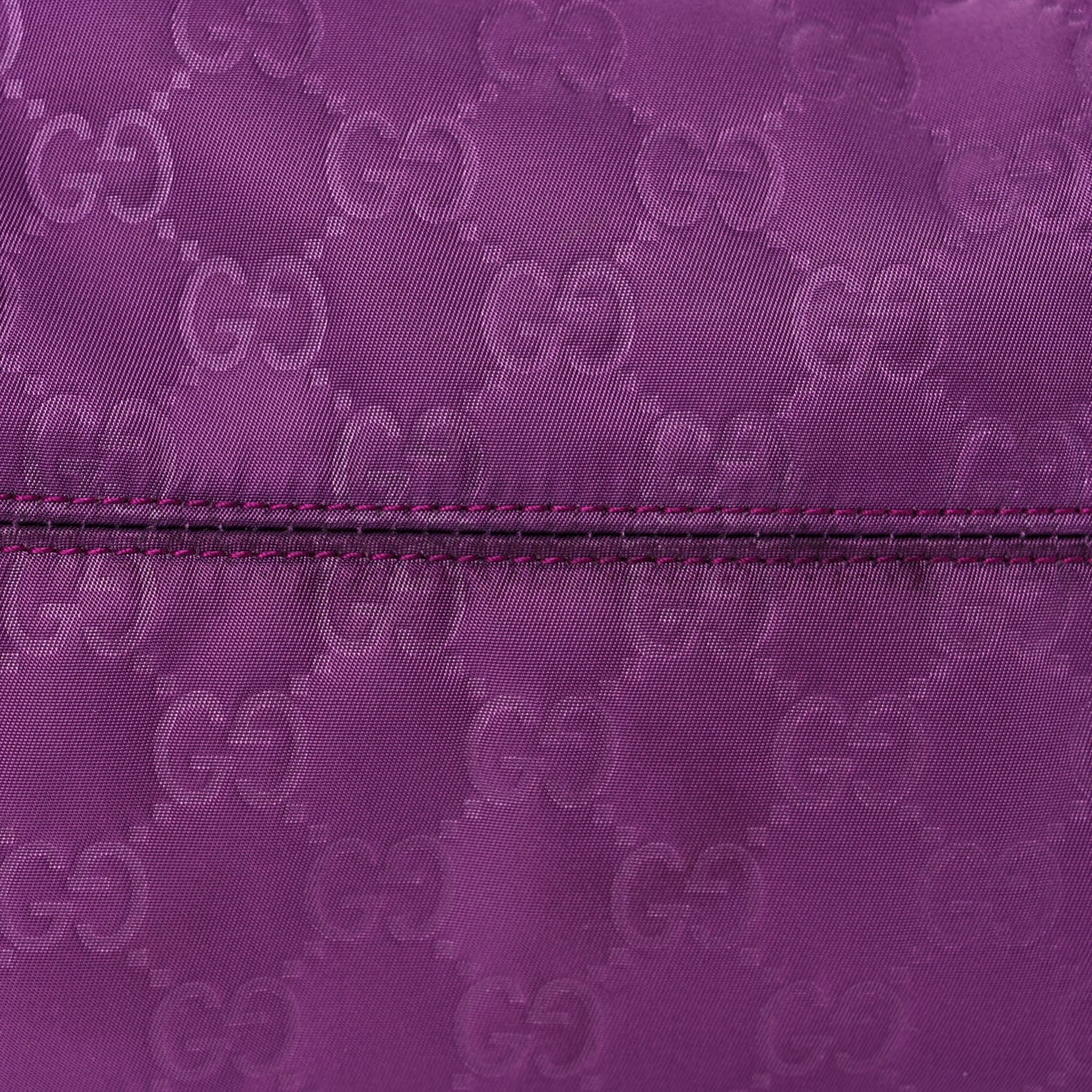 Gucci Nylon Guccissima Medium Tote Purple 20 of 35