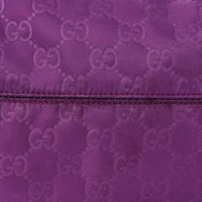Gucci Nylon Guccissima Medium Tote Purple 20 of 35