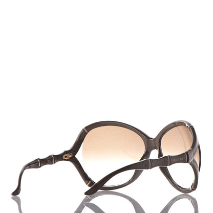 Gucci Oversized Oval Bamboo Sunglasses GG 3509S Brown 4 of 7