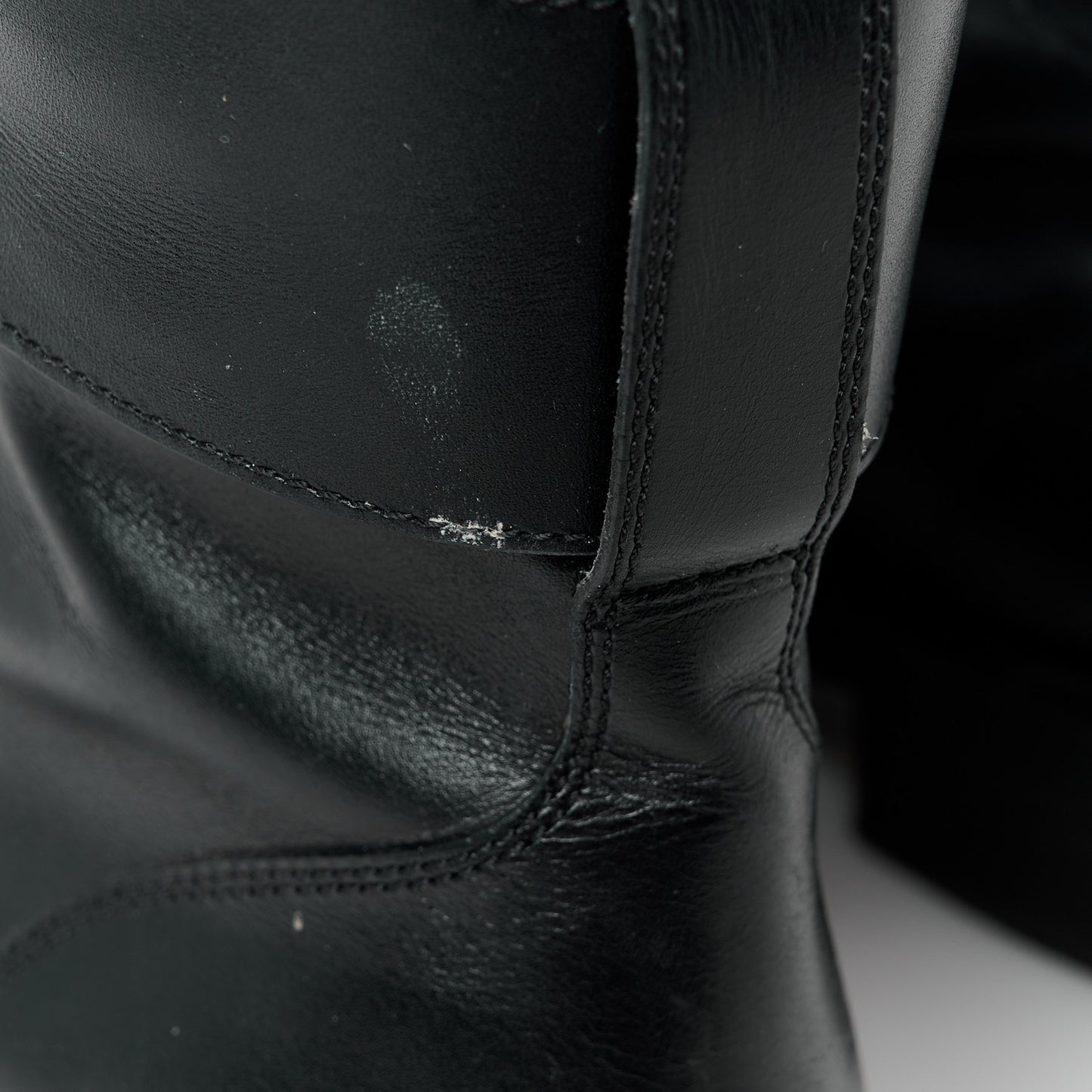 Calfskin Wonderland Flat Ranger Boots 37 Black