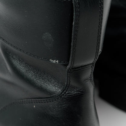 Louis Vuitton Calfskin Wonderland Flat Ranger Boots 37 Black 10 of 10