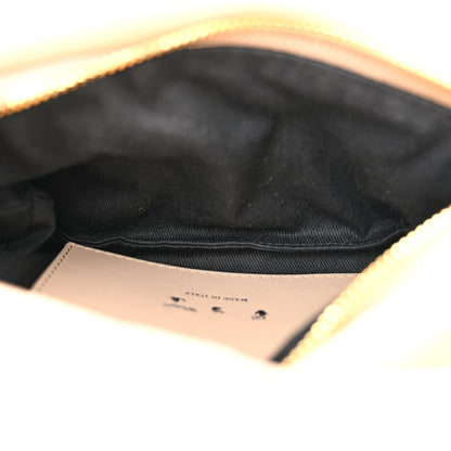 Off-White Calfskin Puffy Pump Pouch Crossbody Bag 19 Sand 5 of 10