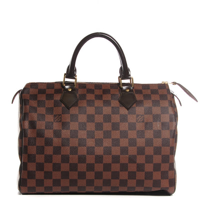 Louis Vuitton Damier Ebene Speedy 30 1 of 8