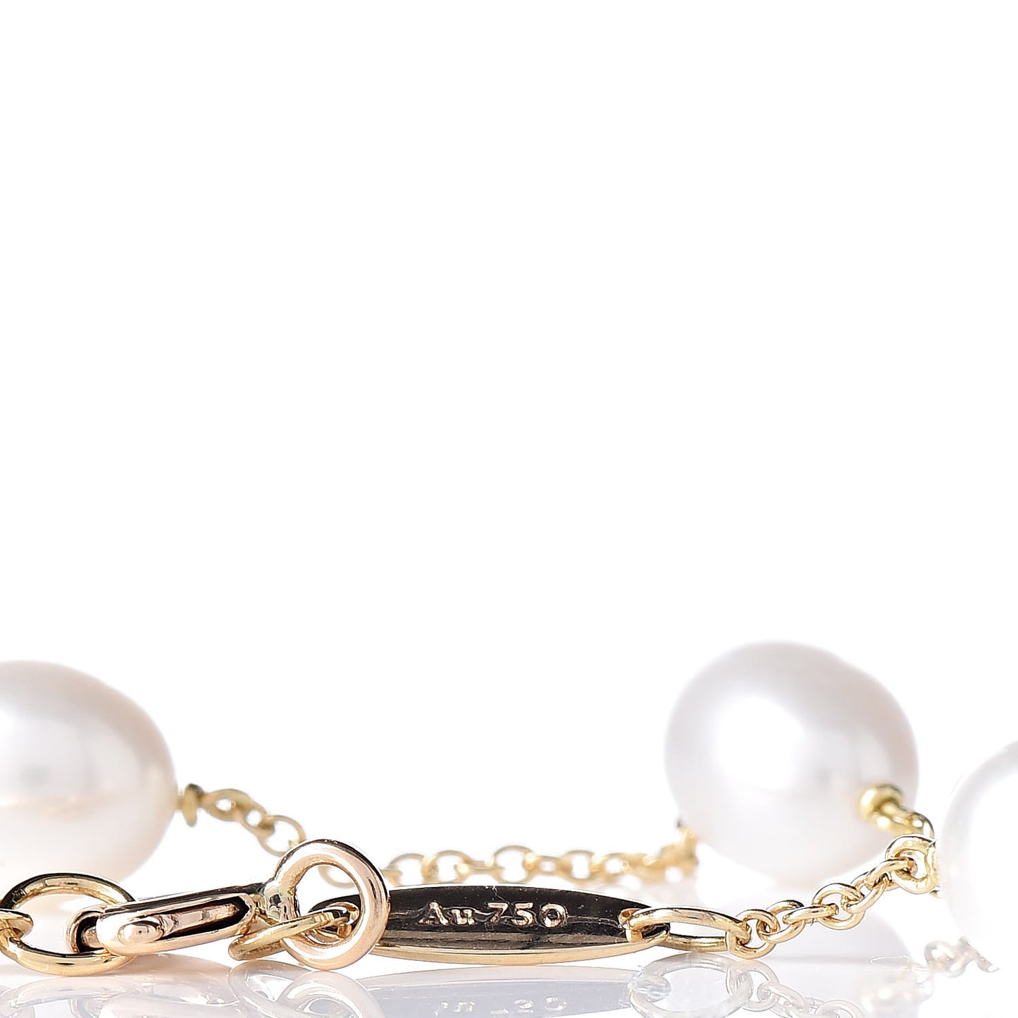 18K Yellow Gold Pearl 6-6.5mm Elsa Peretti Pearls By The Yard Bracelet