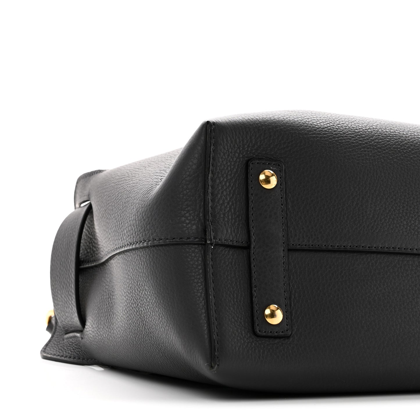 Marais Calfskin Small Belt Bag Charcoal Grey