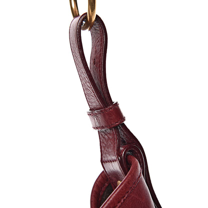 Saint Laurent Buffalo Medium Mombasa Horn Bag Red 23 of 25