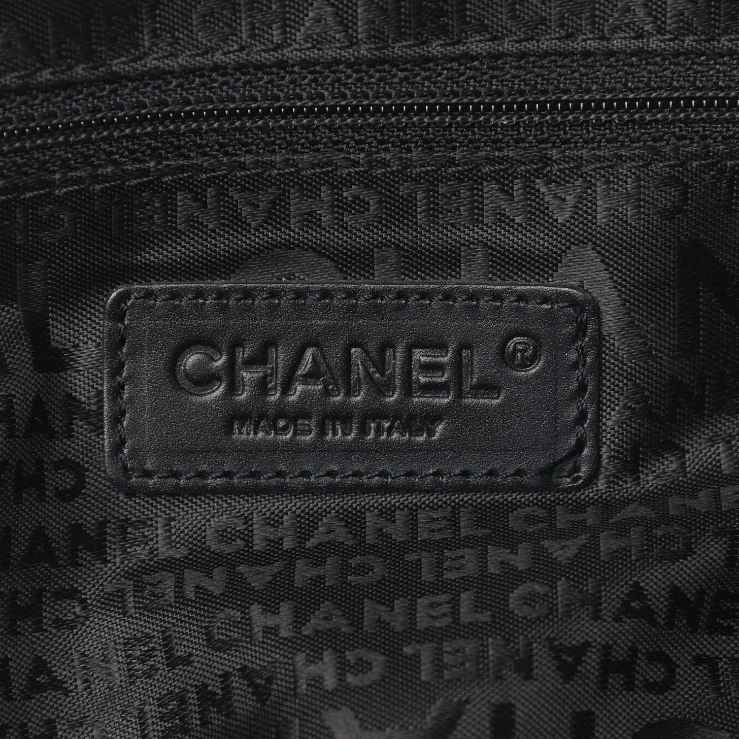 Chanel Caviar Square Stitched Bowler Grey 6 of 10