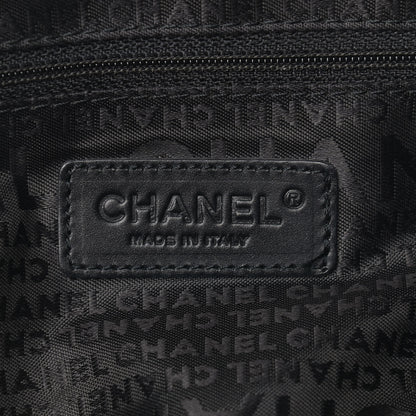 Chanel Caviar Square Stitched Bowler Grey 6 of 10