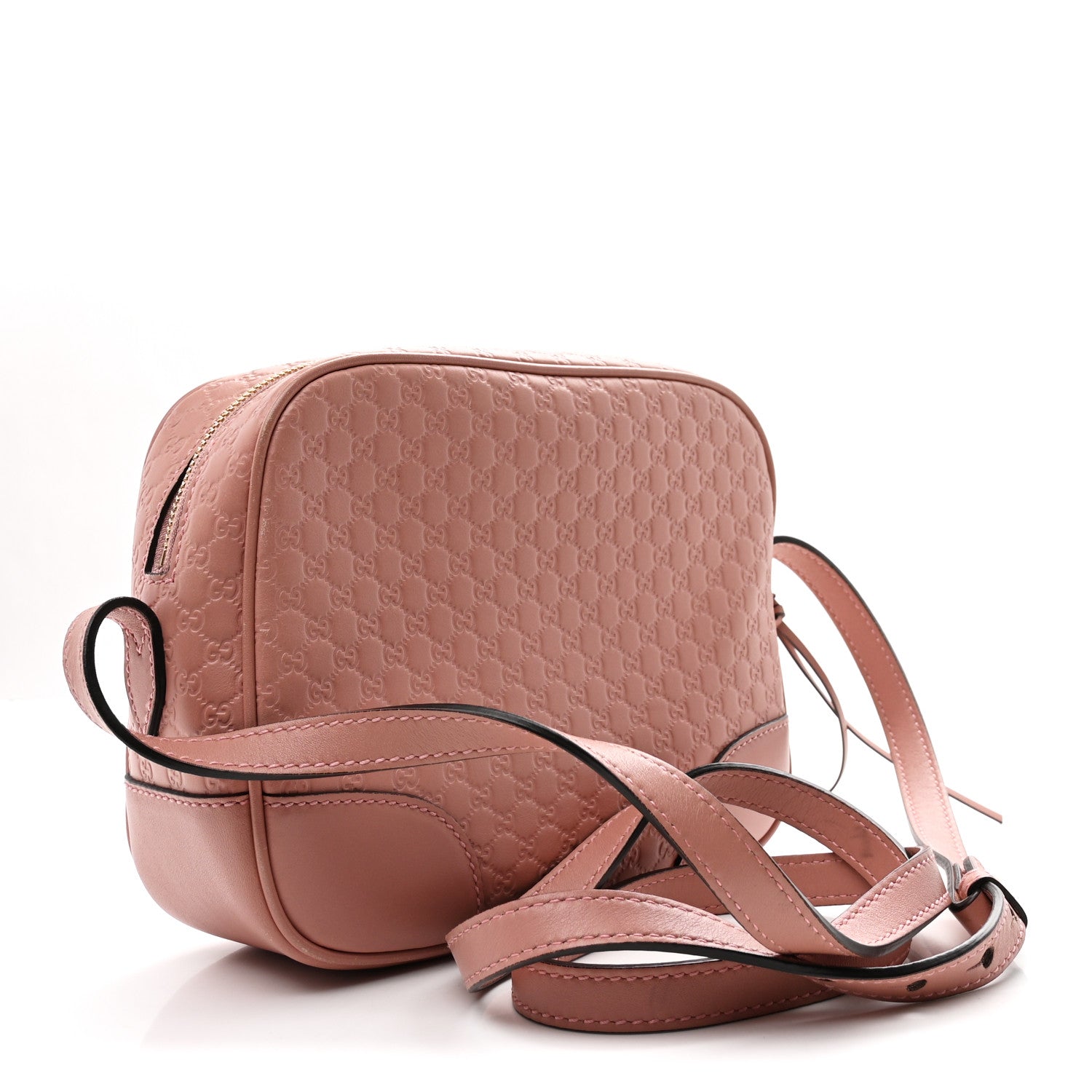 Gucci Soft Microguccissima Mini Bree Messenger Bag Soft Pink 2 of 10