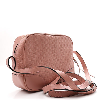 Gucci Soft Microguccissima Mini Bree Messenger Bag Soft Pink 2 of 10