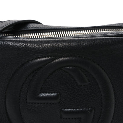 Gucci Pebbled Calfskin Small Soho Disco Bag Black 8 of 11
