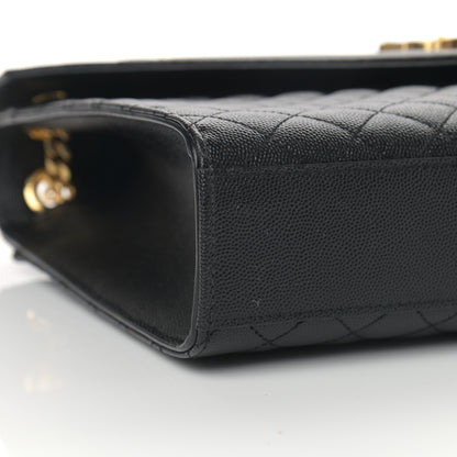 Saint Laurent Grain De Poudre Textured Mixed Matelasse Large Triquilt Monogram Satchel Black 9 of 10