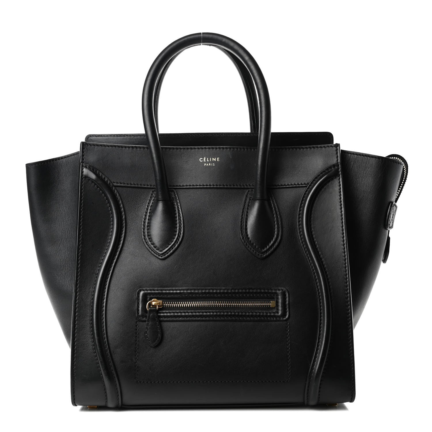 Celine Smooth Calfskin Mini Luggage Black 1 of 4