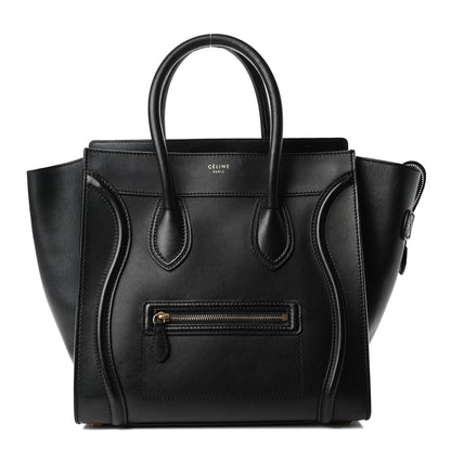 Celine Smooth Calfskin Mini Luggage Black 1 of 4