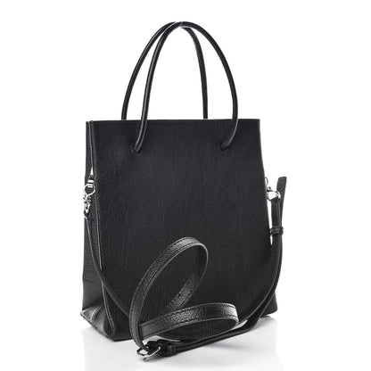 Balenciaga Calfskin Logo XXS Shopping Tote Black 4 of 10