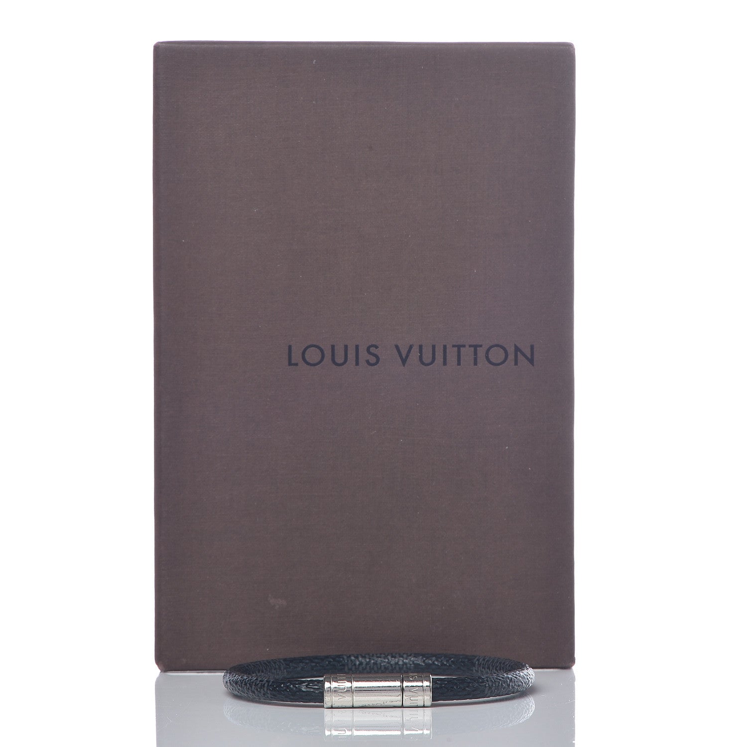 Louis Vuitton Damier Graphite Keep It Bracelet 19 5 of 5