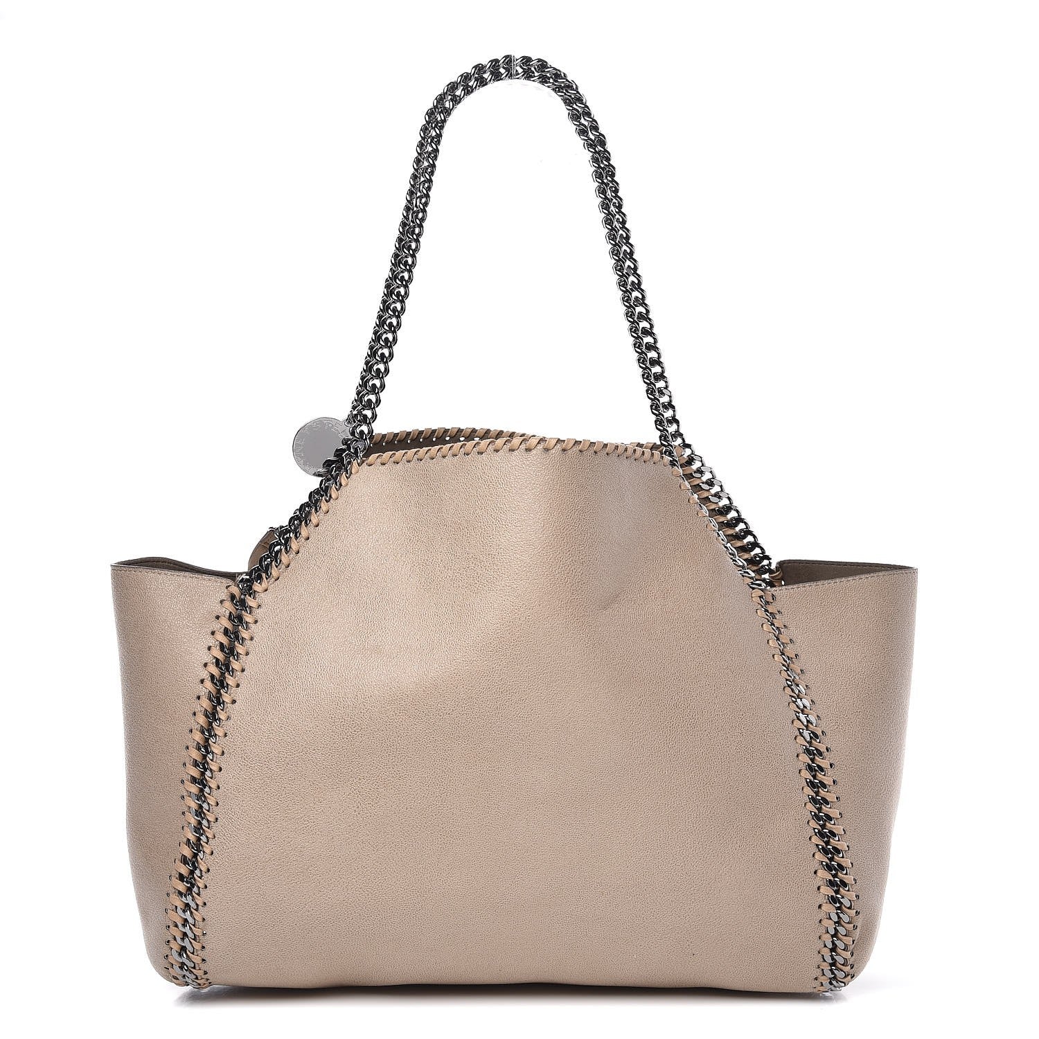 Stella McCartney Shaggy Deer Falabella Reversible Tote Clotted Cream 1 of 11