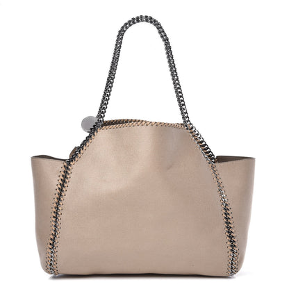 Stella McCartney Shaggy Deer Falabella Reversible Tote Clotted Cream 1 of 11