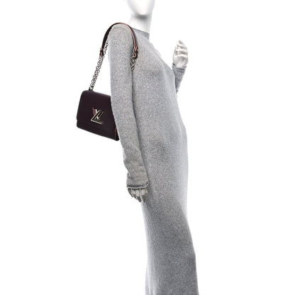Louis Vuitton Epi Twist Shoulder Bag MM Prune Rose Poudre 2 of 10
